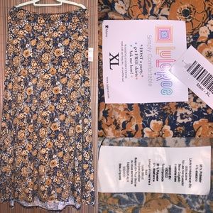 LuLaRoe Maxi skirt NWT